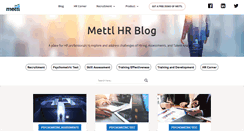 Desktop Screenshot of blog.mettl.com